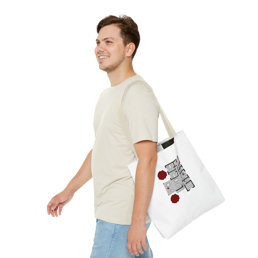 Blueprint Series | Floor Plan Architectural Tote Bag
