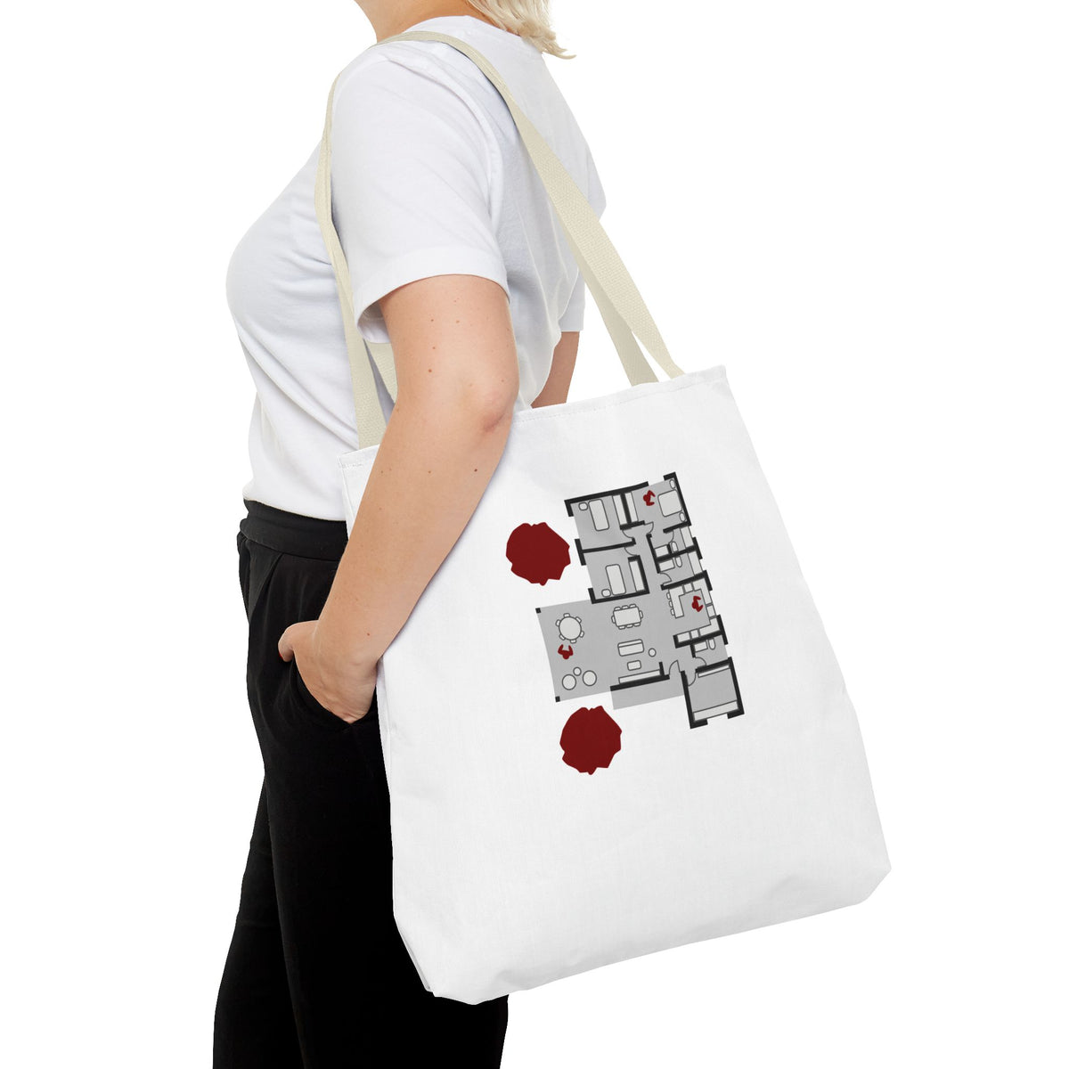 Blueprint Series | Floor Plan Architectural Tote Bag