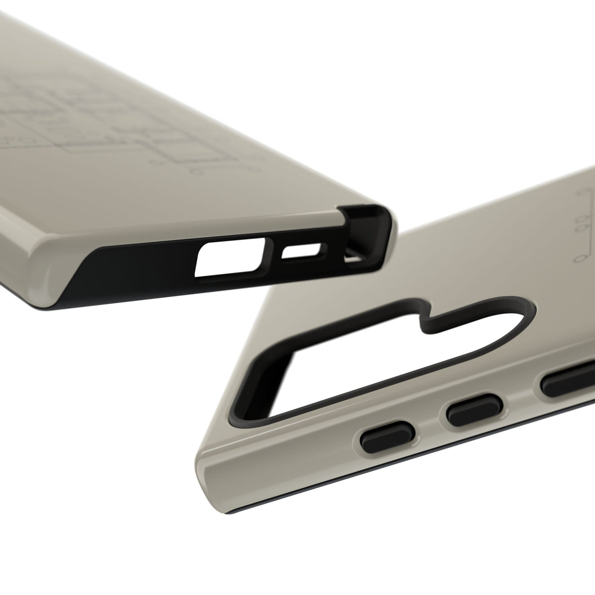Tech & Workspace | Architectural Blueprint Tough Phone Case