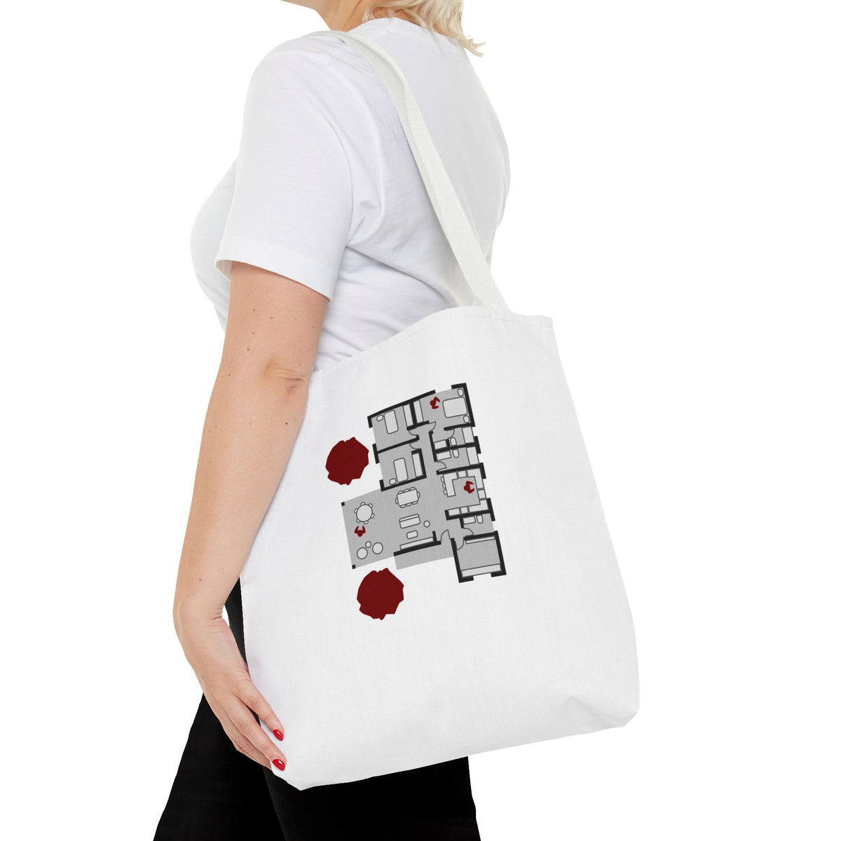 Blueprint Series | Floor Plan Architectural Tote Bag