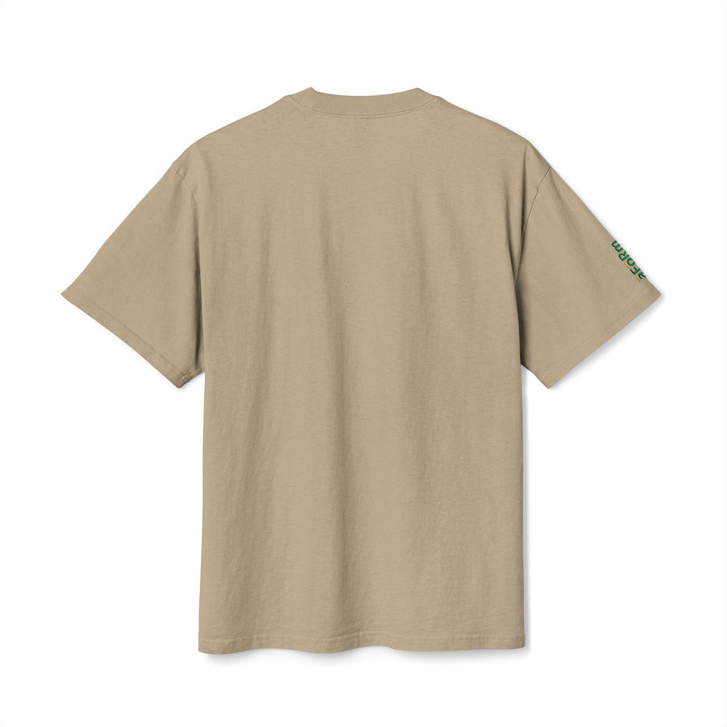 The Biophilic Studio | Heavyweight tee Monstera Leaf Diagram