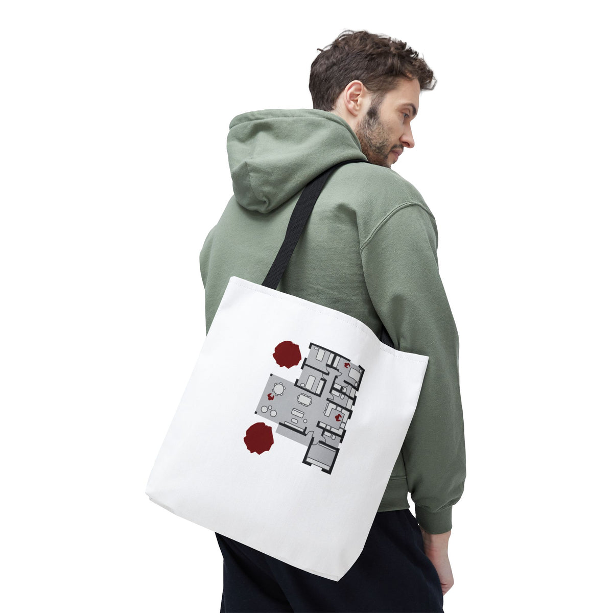Blueprint Series | Floor Plan Architectural Tote Bag