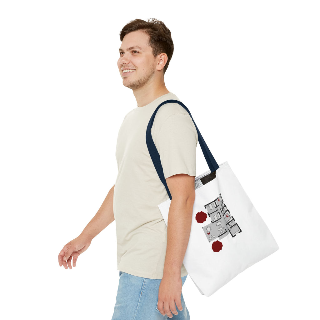 Blueprint Series | Floor Plan Architectural Tote Bag