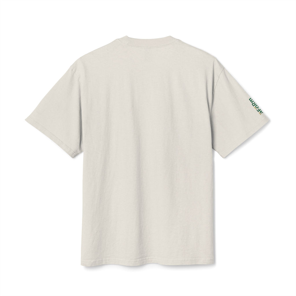 The Biophilic Studio | Heavyweight tee Monstera Leaf Diagram