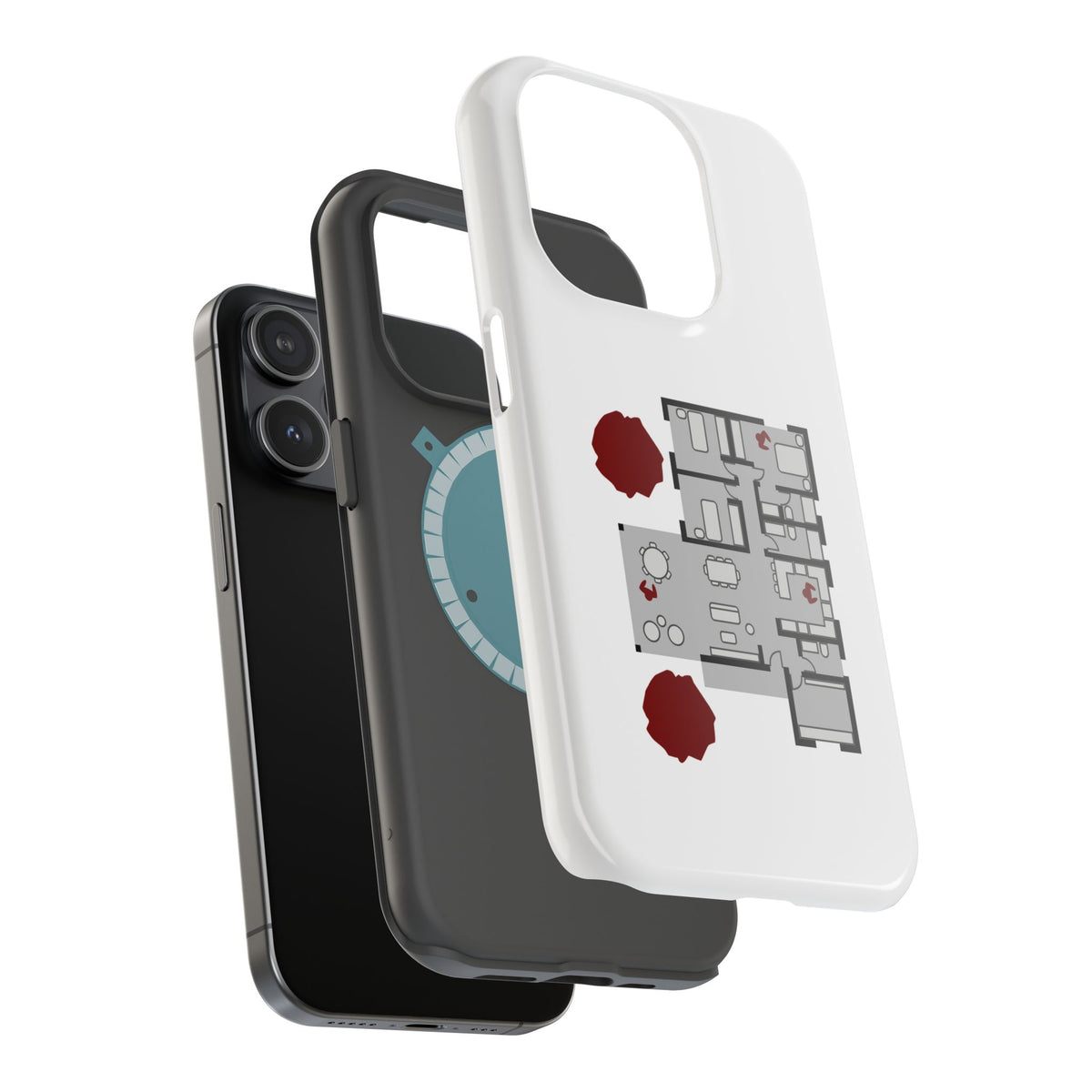 Blueprint Series | Floor Plan Architectural Phone Case Magnetic Impact-Resistant Case