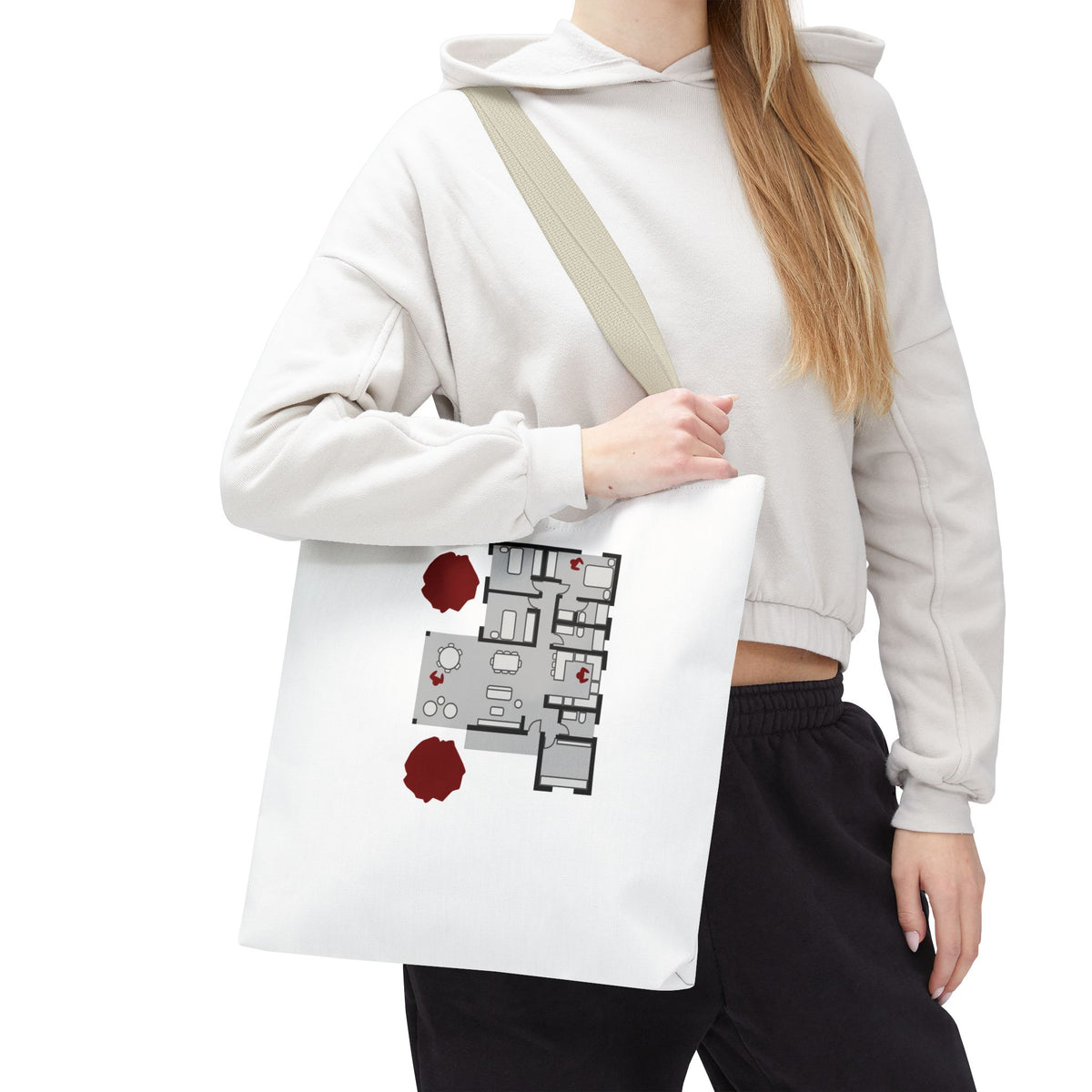 Blueprint Series | Floor Plan Architectural Tote Bag