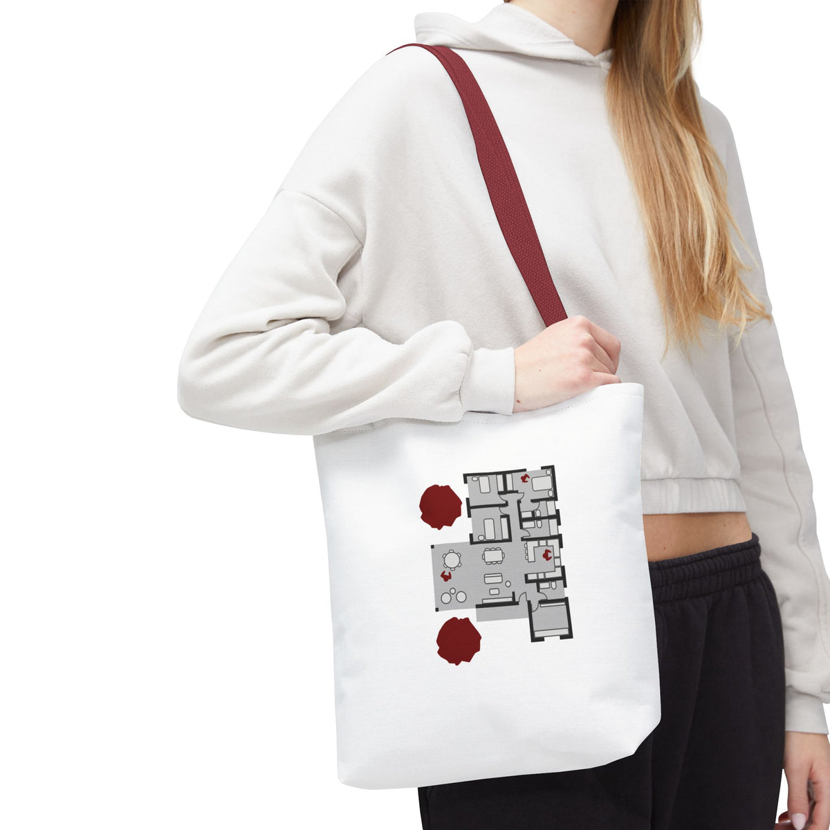 Blueprint Series | Floor Plan Architectural Tote Bag