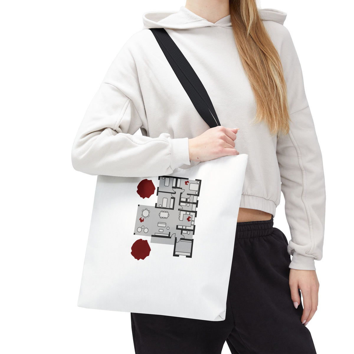 Blueprint Series | Floor Plan Architectural Tote Bag