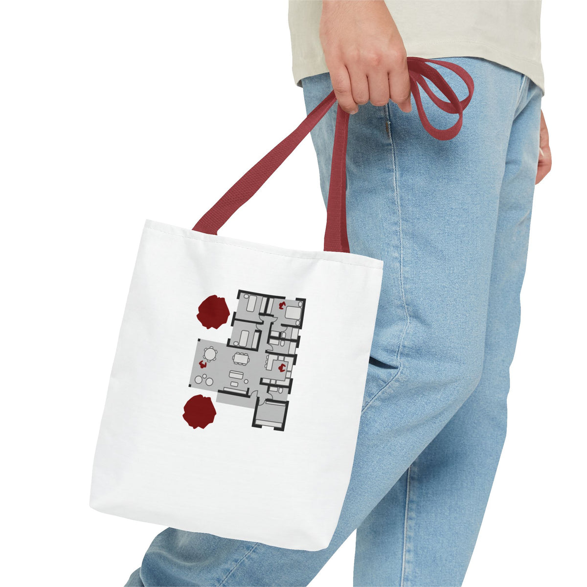 Blueprint Series | Floor Plan Architectural Tote Bag