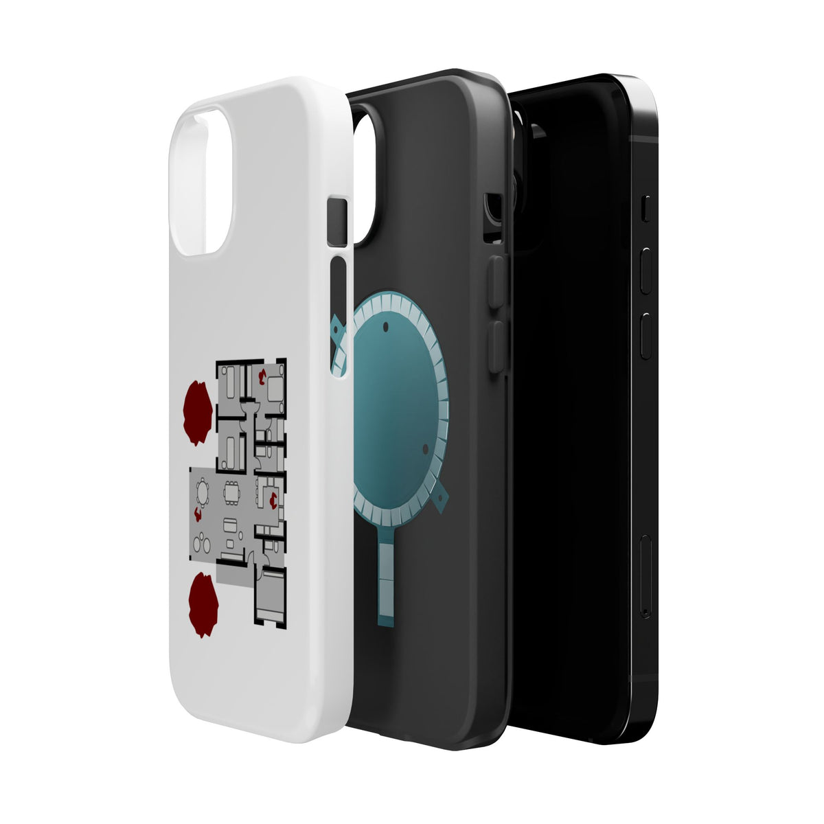 Blueprint Series | Floor Plan Architectural Phone Case Magnetic Impact-Resistant Case