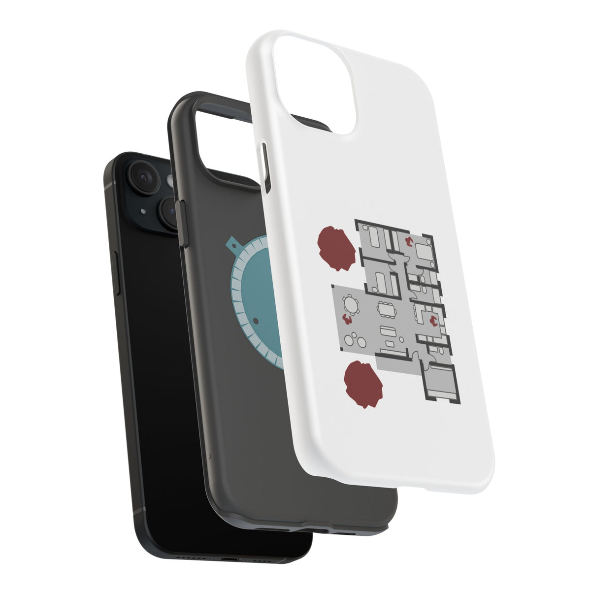 Blueprint Series | Floor Plan Architectural Phone Case Magnetic Impact-Resistant Case