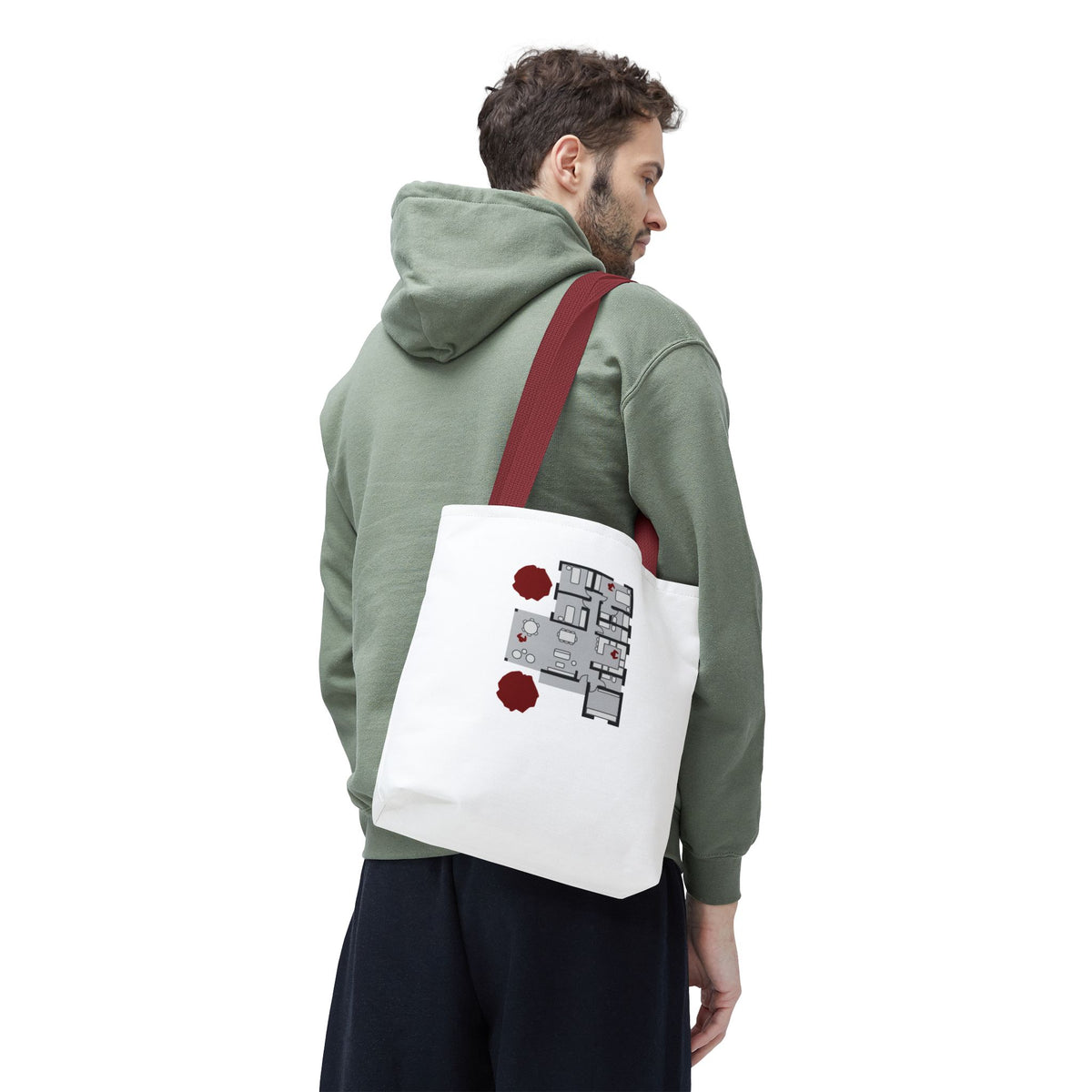 Blueprint Series | Floor Plan Architectural Tote Bag