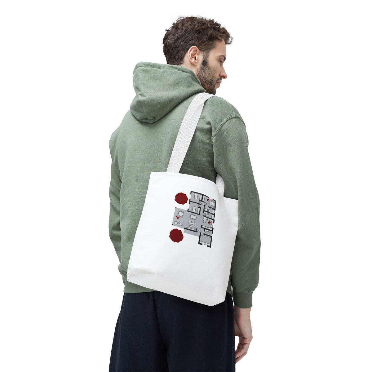 Blueprint Series | Floor Plan Architectural Tote Bag