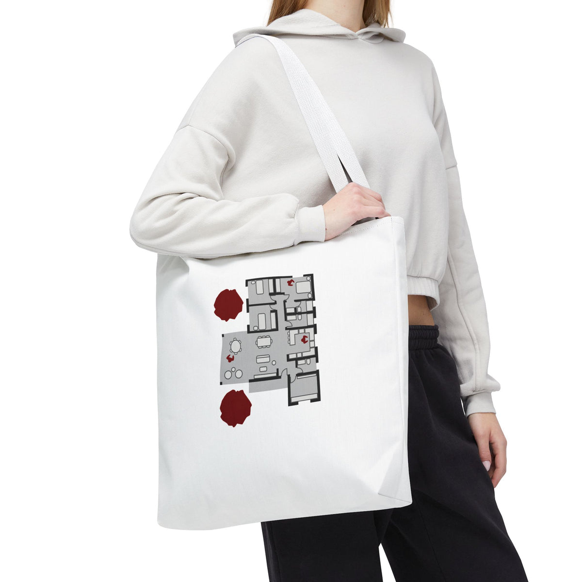 Blueprint Series | Floor Plan Architectural Tote Bag