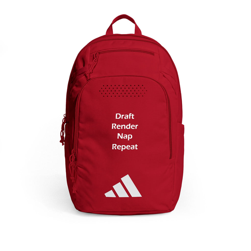 Studio Gear & Carry | Backpack  "Draft Render Nap Repeat" Embroidered adidas® Defender 5