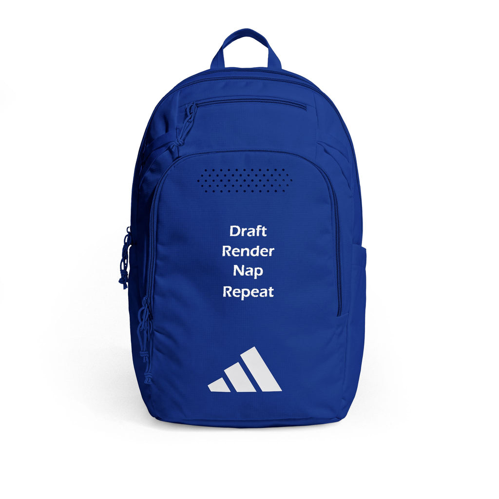 Studio Gear & Carry | Backpack  "Draft Render Nap Repeat" Embroidered adidas® Defender 5