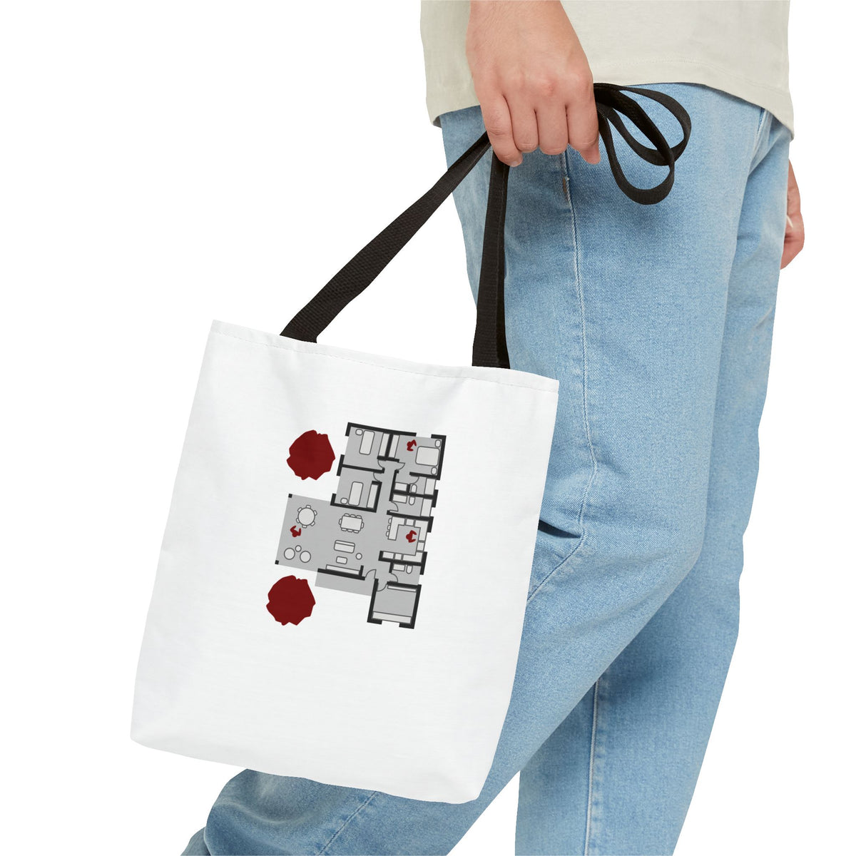 Blueprint Series | Floor Plan Architectural Tote Bag