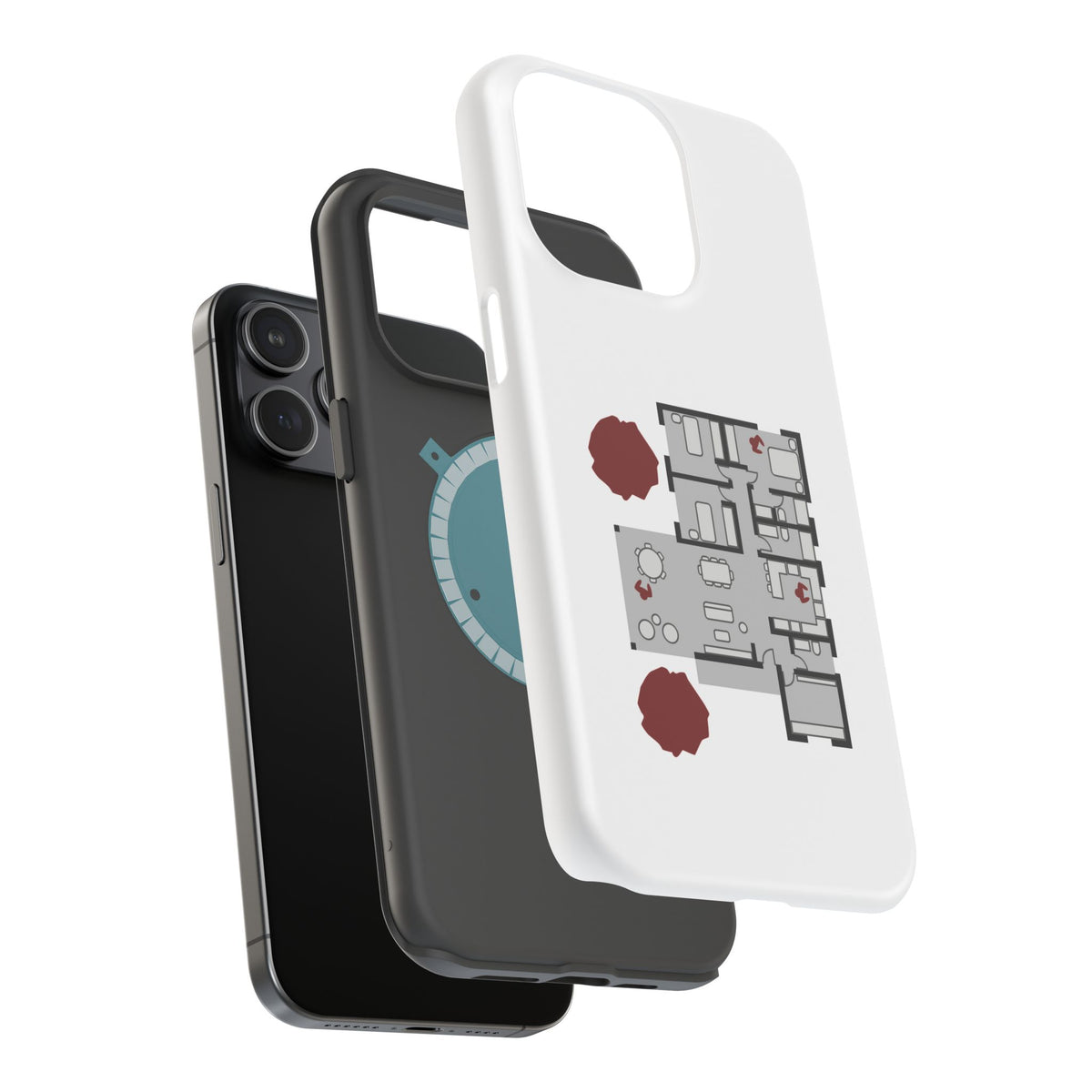 Blueprint Series | Floor Plan Architectural Phone Case Magnetic Impact-Resistant Case