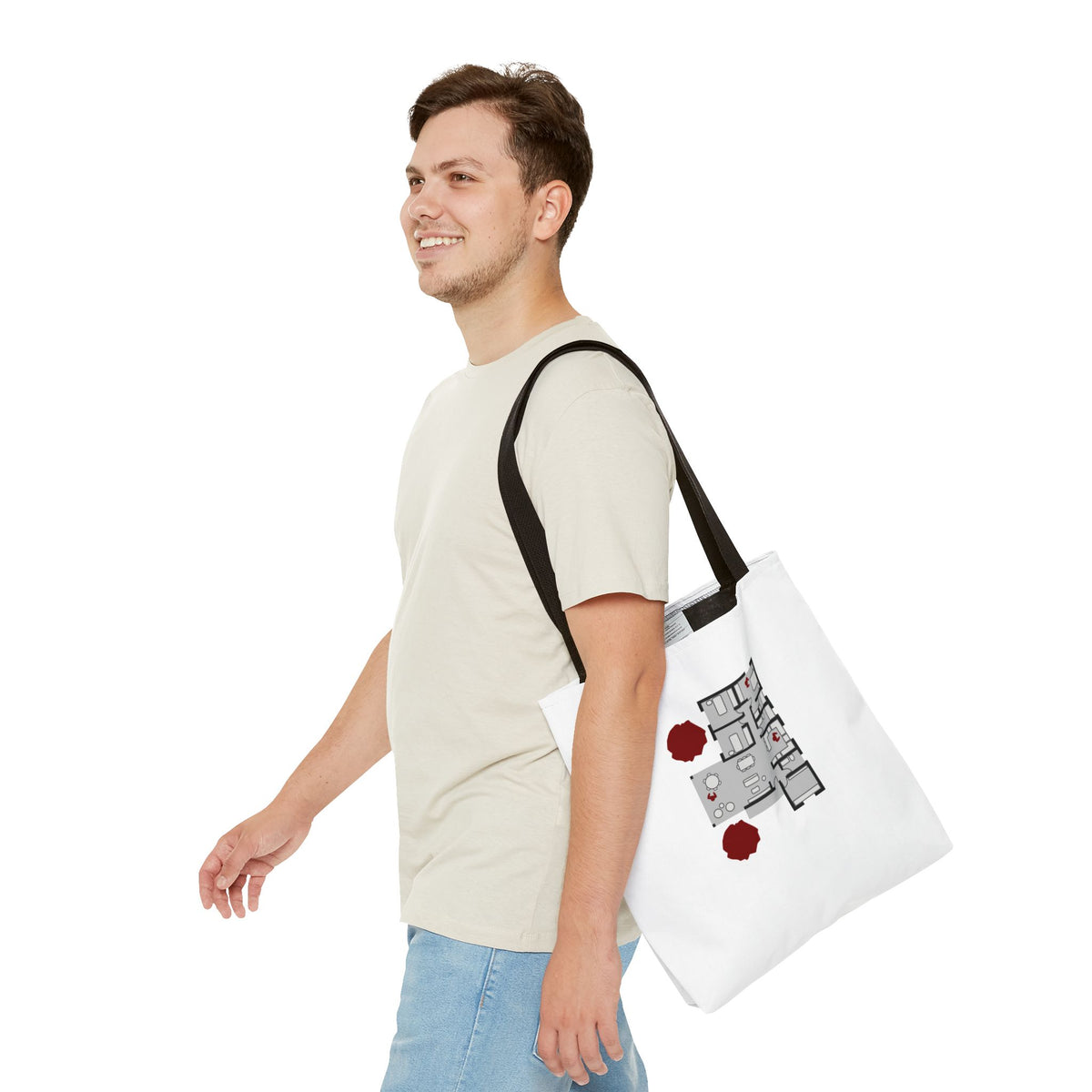 Blueprint Series | Floor Plan Architectural Tote Bag