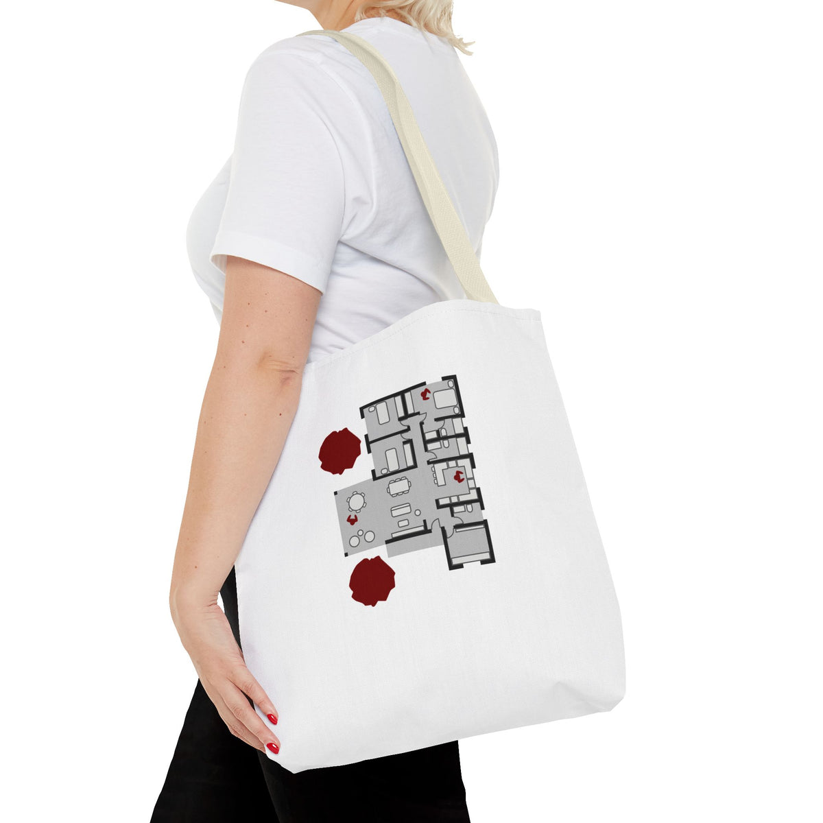 Blueprint Series | Floor Plan Architectural Tote Bag