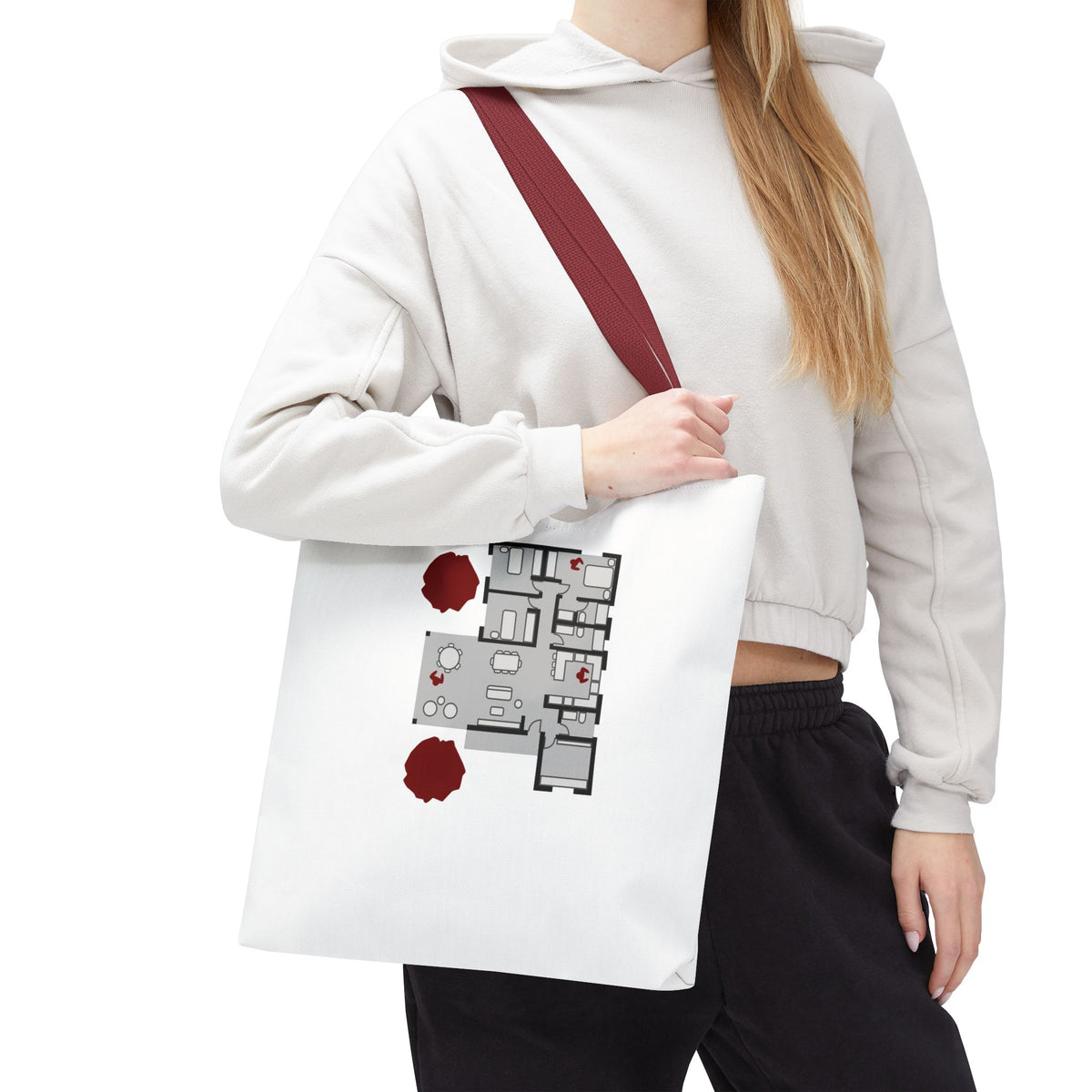Blueprint Series | Floor Plan Architectural Tote Bag