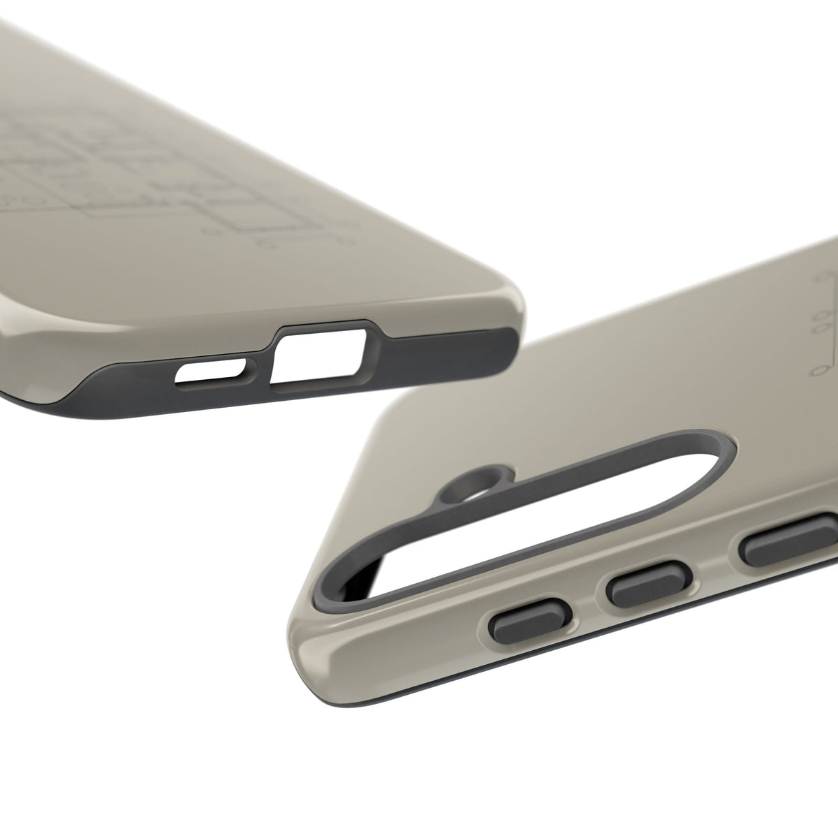 Tech & Workspace | Architectural Blueprint Tough Phone Case