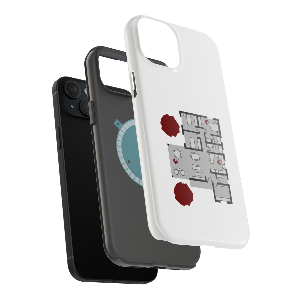 Blueprint Series | Floor Plan Architectural Phone Case Magnetic Impact-Resistant Case