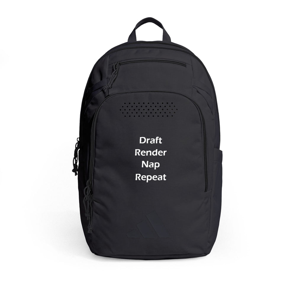 Studio Gear & Carry | Backpack  "Draft Render Nap Repeat" Embroidered adidas® Defender 5