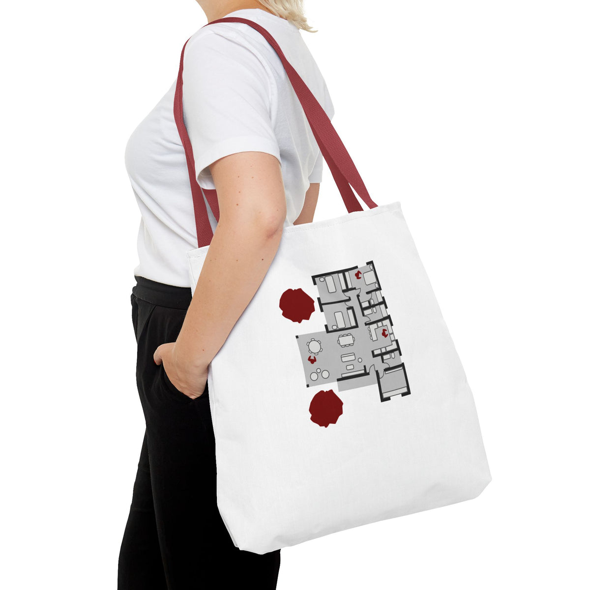 Blueprint Series | Floor Plan Architectural Tote Bag