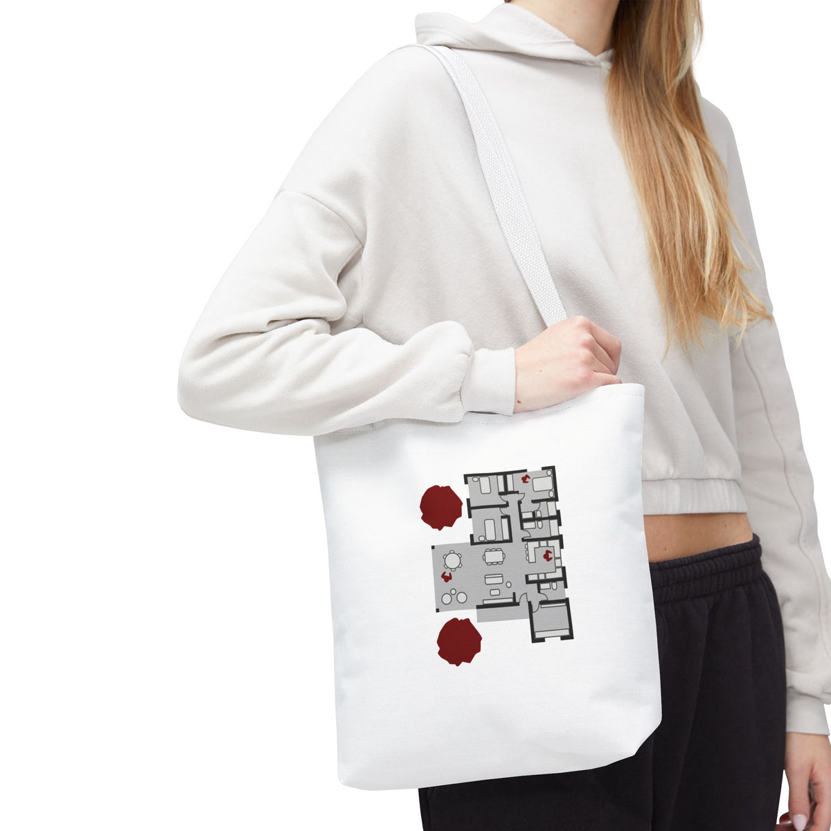 Blueprint Series | Floor Plan Architectural Tote Bag