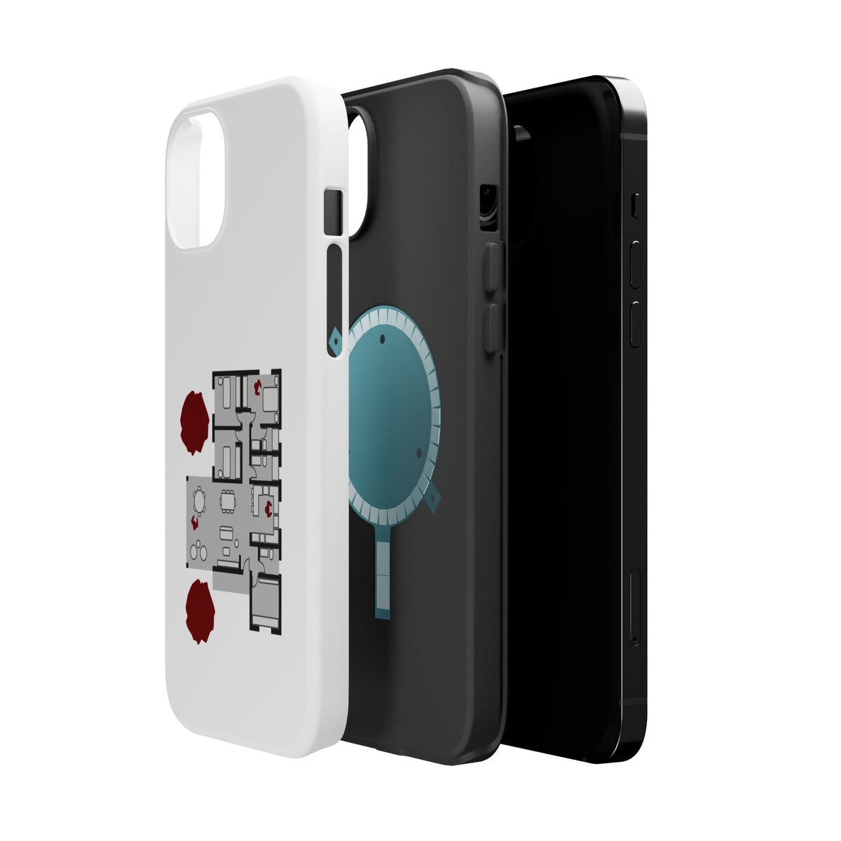 Blueprint Series | Floor Plan Architectural Phone Case Magnetic Impact-Resistant Case