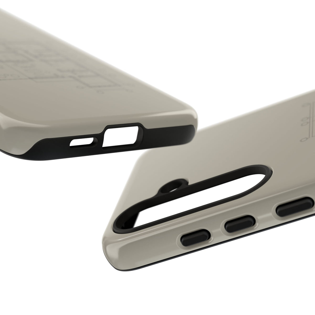 Tech & Workspace | Architectural Blueprint Tough Phone Case