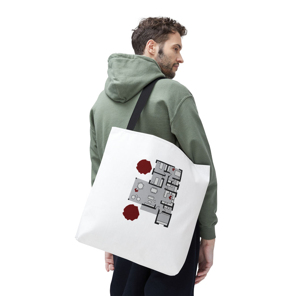 Blueprint Series | Floor Plan Architectural Tote Bag