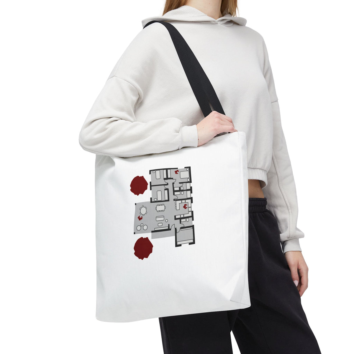 Blueprint Series | Floor Plan Architectural Tote Bag