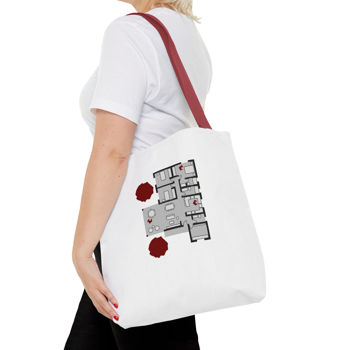 Blueprint Series | Floor Plan Architectural Tote Bag