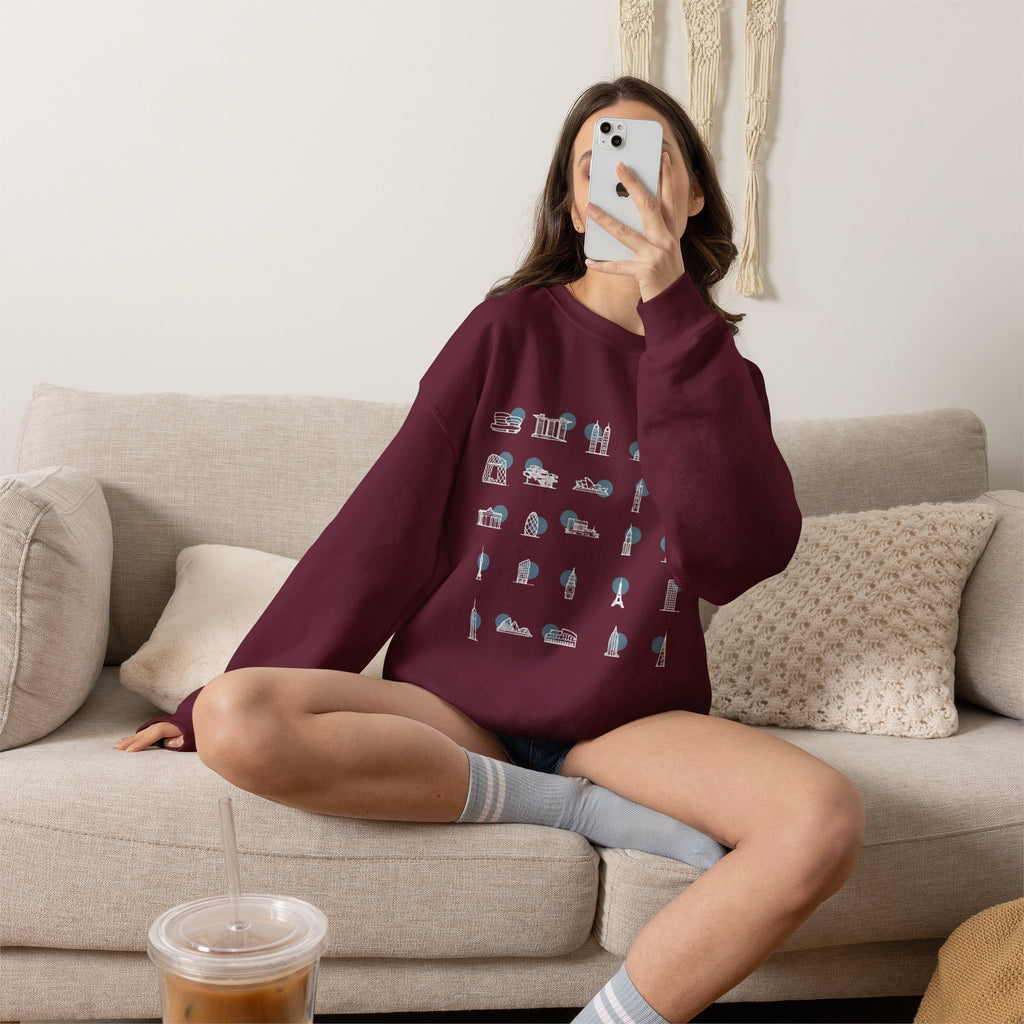 Legacy Series | City Landmarks Crewneck Sweatshirt