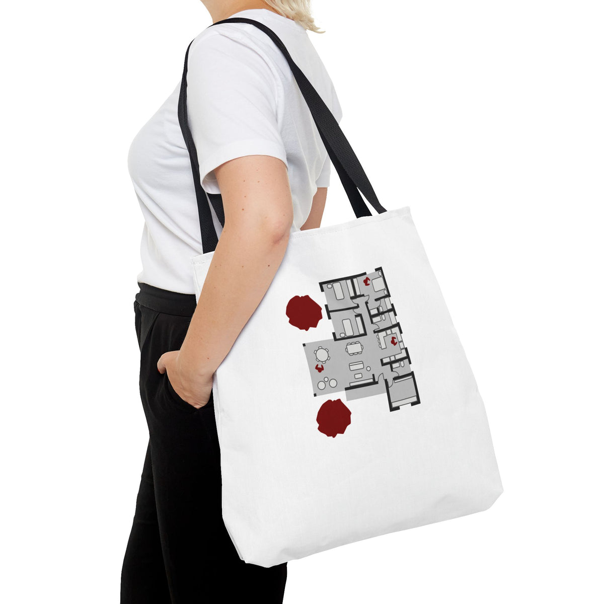 Blueprint Series | Floor Plan Architectural Tote Bag