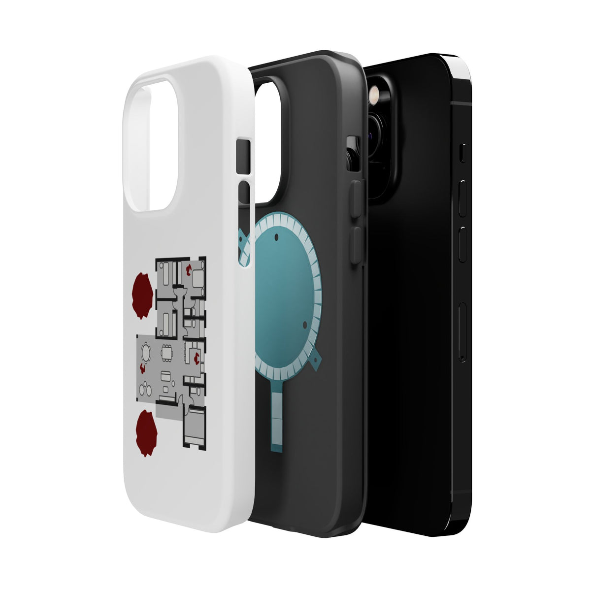 Blueprint Series | Floor Plan Architectural Phone Case Magnetic Impact-Resistant Case